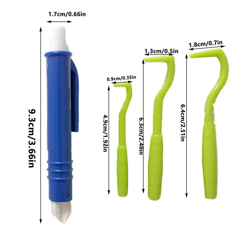 TickEase™ 4-Piece Tick Remover Kit — Safe & Easy Tick Removal Tool for Dogs, Cats