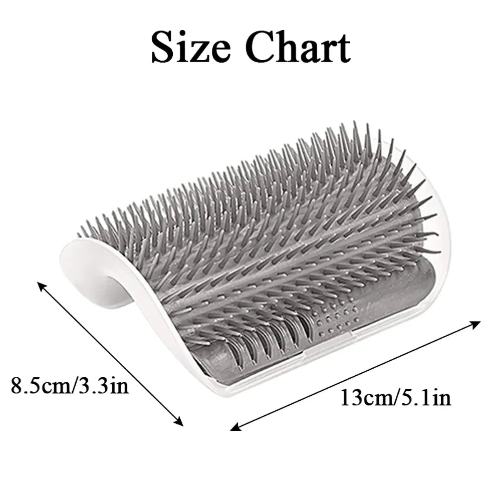 PurrMate™ – 2-in-1 Cat Scratcher & Grooming Massager Brush