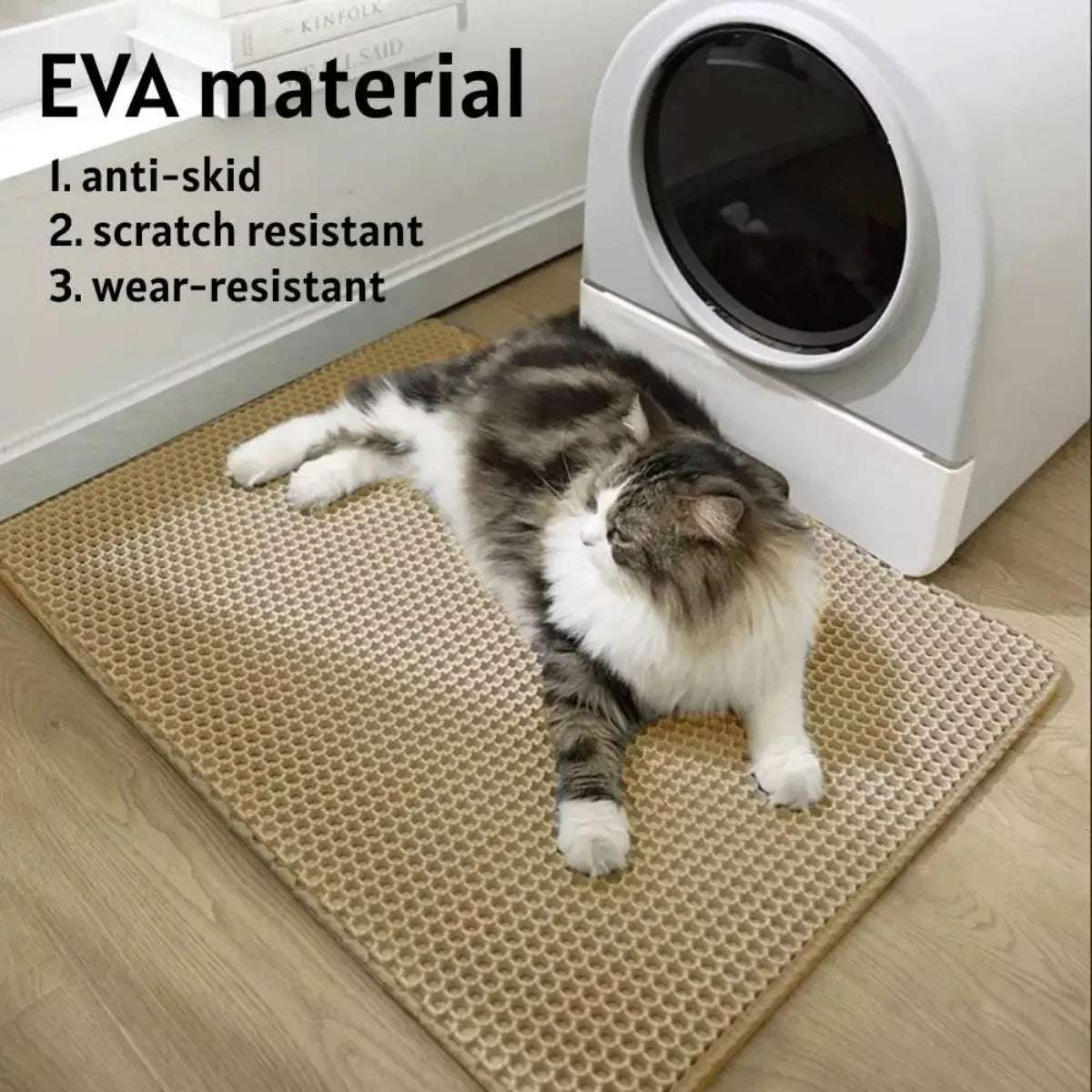 Cat Litter Mat Pet Toilet Waterproof Double Layer Pet Litter Box Mat Nonslip Sand Cat Washable Mats Clean Pad Pets Accessories