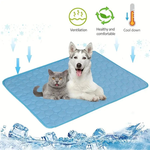 ChillPaws™ Summer Cooling Mat — Extra Large Pet Ice Pad for Dogs & Cats | Durable, Breathable & Comfortable