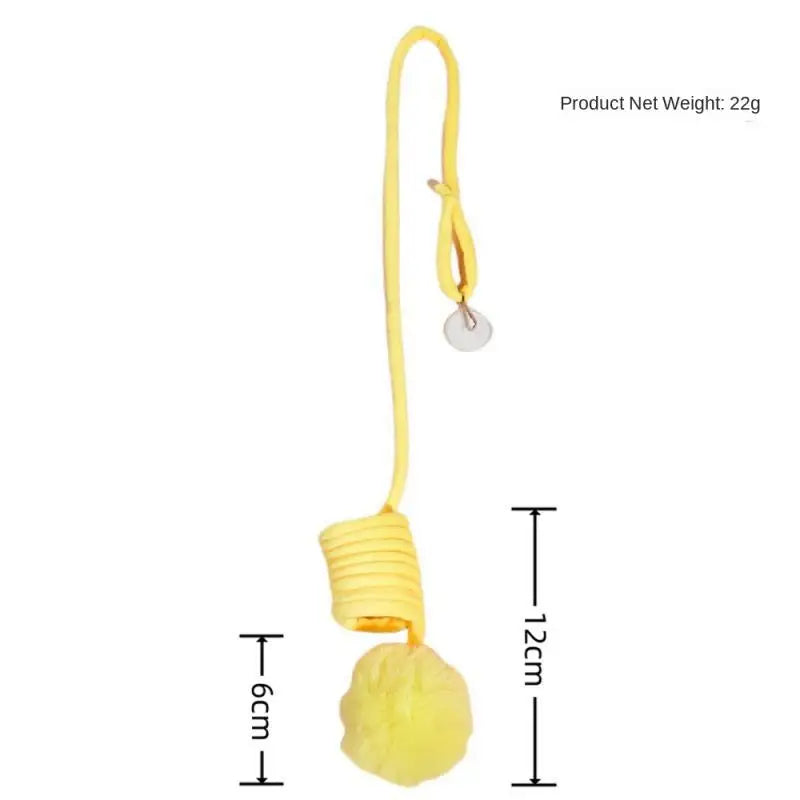 CheekyCat™ – Colourful Feather Wand with Bell & Suction Base