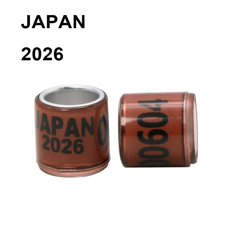 RaceID™ 50 Pcs Durable Digital Bird Foot Rings — 2025-2026 Style Pigeon Identification & Training Supplies