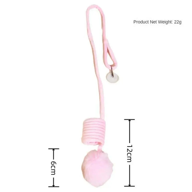 CheekyCat™ – Colourful Feather Wand with Bell & Suction Base