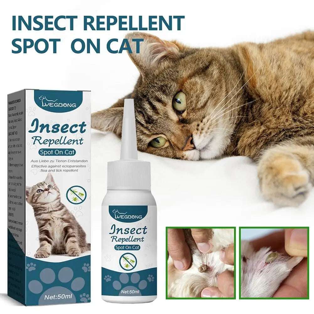 PestAway™ Anti-Flea & Mite Relief Drops — Fast-Acting Formula for Cats & Dogs