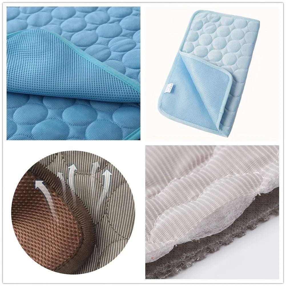 ChillPaws™ Summer Cooling Mat — Extra Large Pet Ice Pad for Dogs & Cats | Durable, Breathable & Comfortable