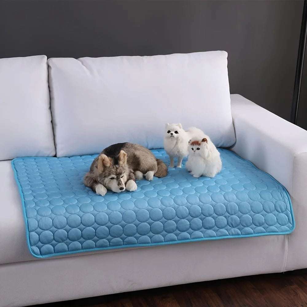 ChillPaws™ Summer Cooling Mat — Extra Large Pet Ice Pad for Dogs & Cats | Durable, Breathable & Comfortable