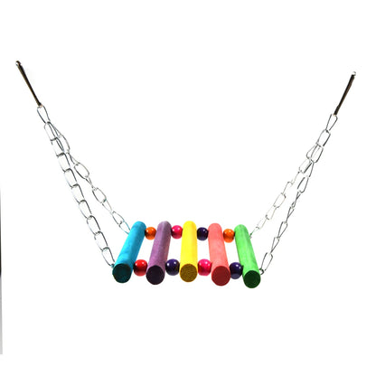 CozyNest™ Hanging Hammock Swing Toy — Interactive Bird Toy for Parrots, Cockatiels & Small Birds