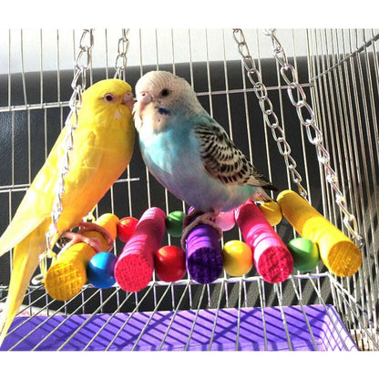 CozyNest™ Hanging Hammock Swing Toy — Interactive Bird Toy for Parrots, Cockatiels & Small Birds