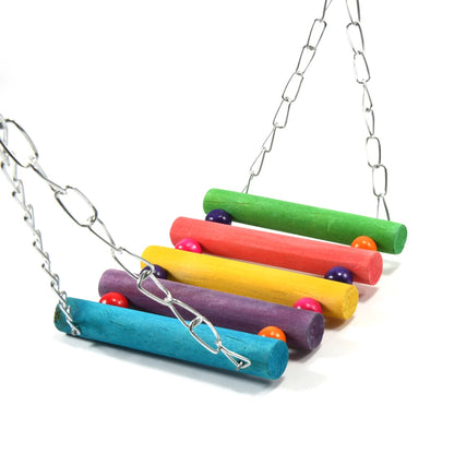 CozyNest™ Hanging Hammock Swing Toy — Interactive Bird Toy for Parrots, Cockatiels & Small Birds