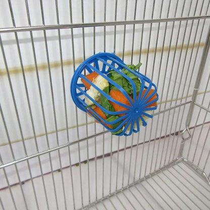 FruitNest™ Hanging Bird Feeder Basket — Cage Accessory for Parrots, Budgies