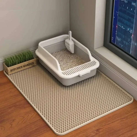 Cat Litter Mat Pet Toilet Waterproof Double Layer Pet Litter Box Mat Nonslip Sand Cat Washable Mats Clean Pad Pets Accessories