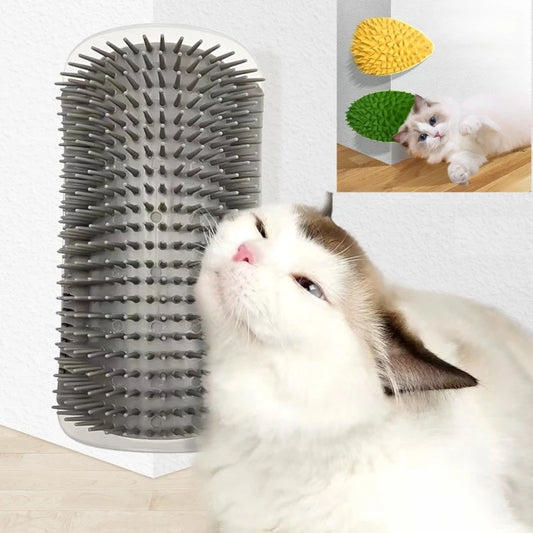 PurrMate™ – 2-in-1 Cat Scratcher & Grooming Massager Brush