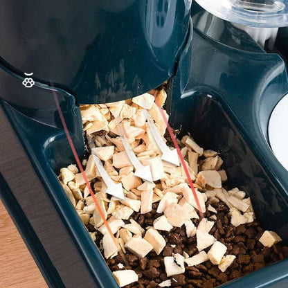 Automatic Cat Feeder Large Capacity Pet Water Dispenser for Small Dogs Cats Pet Food Storage Dispenser Container Cat Accessories