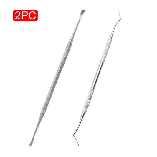 SmilePaws™ 2-Piece Pet Dental Scraper Kit — Stainless Steel Tartar Remover & Breath Freshener Tools