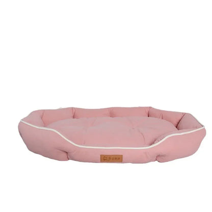 Dog Sofa Fluffy Round Kennel for Small Breeds Warm Washable Big Bed Pets Pet Supplies Cushions Mat Cushion Puppy Dog Accessories
