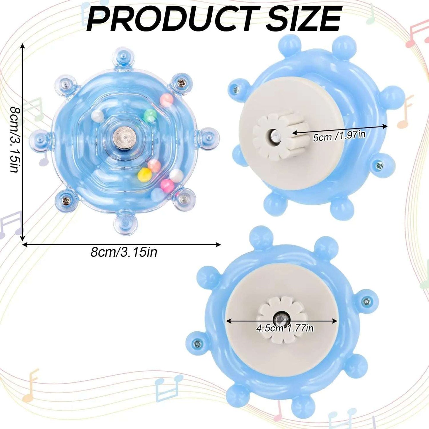 SmartSpin™ Interactive Parrot Toy — Rotating Treat Dispenser for Mental Stimulation & Entertainment