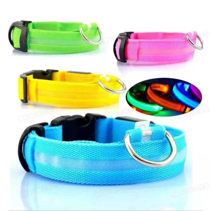 GlowGuard™ 3-Mode USB Rechargeable Luminous Dog & Cat Collar