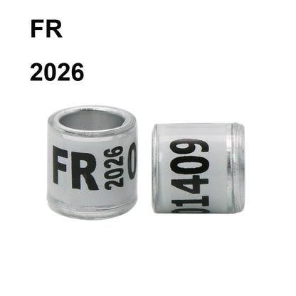 RaceID™ 50 Pcs Durable Digital Bird Foot Rings — 2025-2026 Style Pigeon Identification & Training Supplies