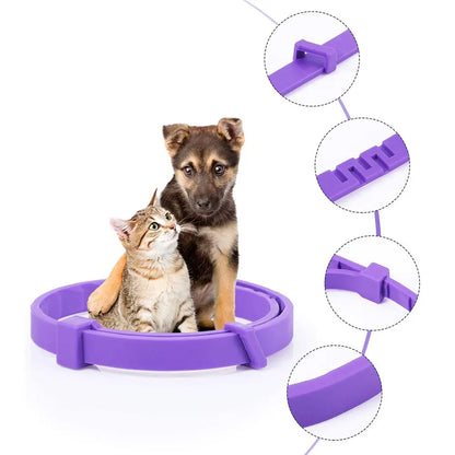 CalmPaws™ - 3/4 Pack Adjustable Calming Pheromone Collars for Dogs & Cats