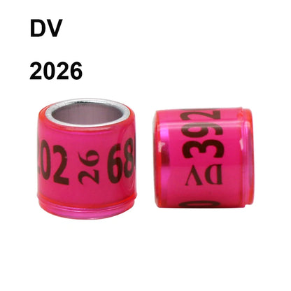 RaceID™ 50 Pcs Durable Digital Bird Foot Rings — 2025-2026 Style Pigeon Identification & Training Supplies