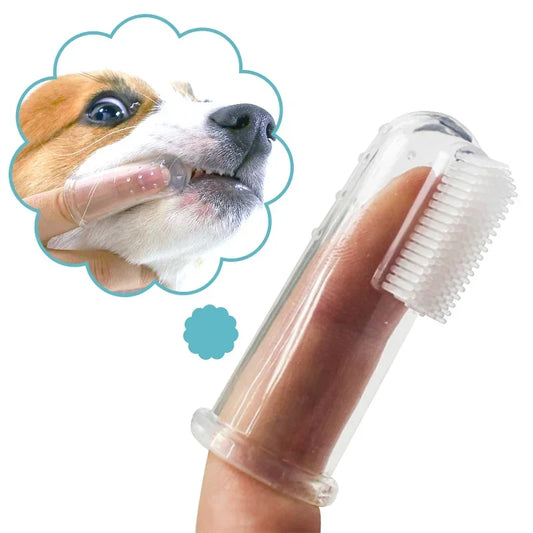 PawPolish™ Super Soft Finger Toothbrush — Gentle Silicone Teeth Cleaner for Dogs & Cats