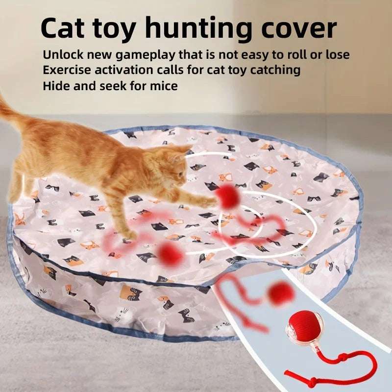 PlayPaws™ – Automatic Interactive Cat Ball with Faux Tail