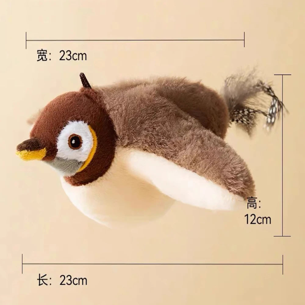 FlapFun™ – Rechargeable Touch-Activated Flapping Duck Toy for Cats