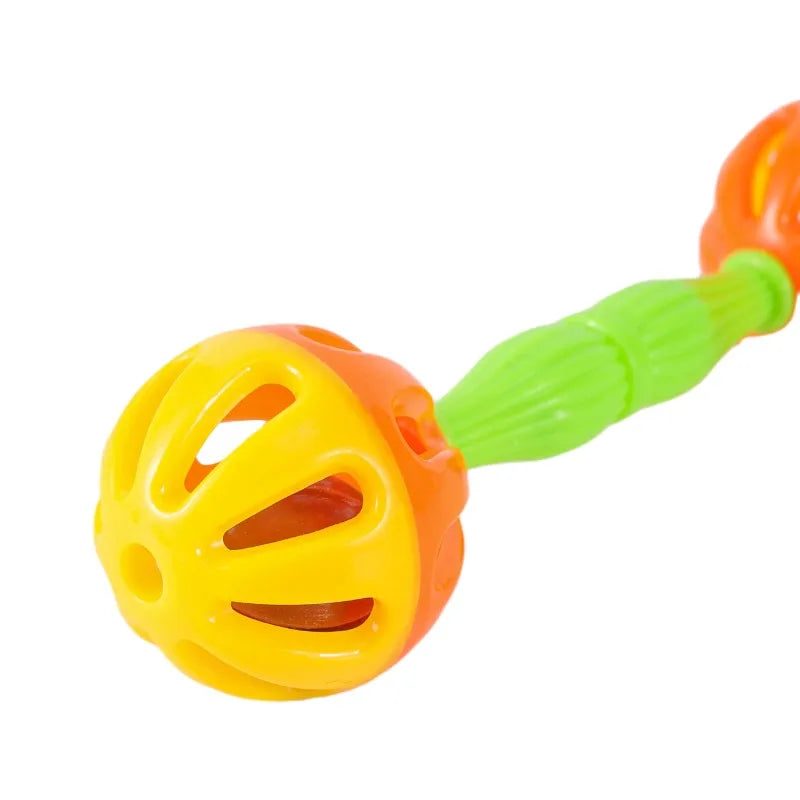 BellBeat™ 2-in-1/1pcs Parrot Rattle Toy — Creative Double-Head Bell Ball, Bite-Resistant Bird Training Accessory