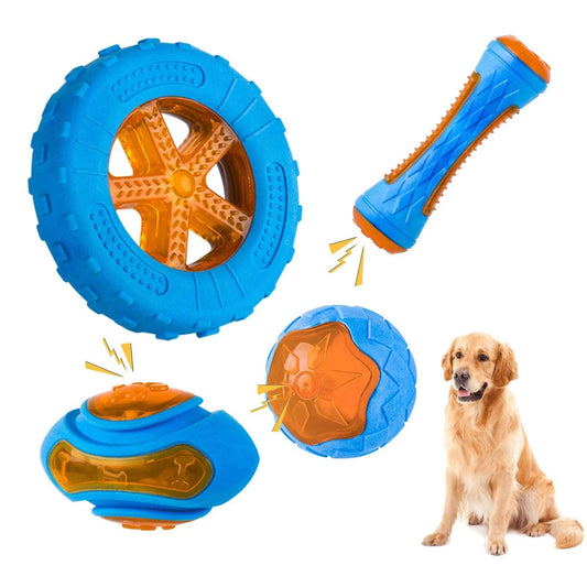 ChompBuddy™ – Tough & Squeaky Toy for Large Dogs
