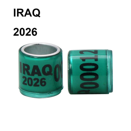 RaceID™ 50 Pcs Durable Digital Bird Foot Rings — 2025-2026 Style Pigeon Identification & Training Supplies
