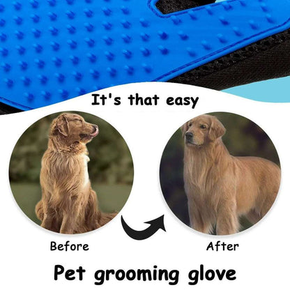 Grooming Glove for Pets, Dog Hair Remover Brush, Deshedding Cleaning Combs, Massage Gloves, Cat Accessories