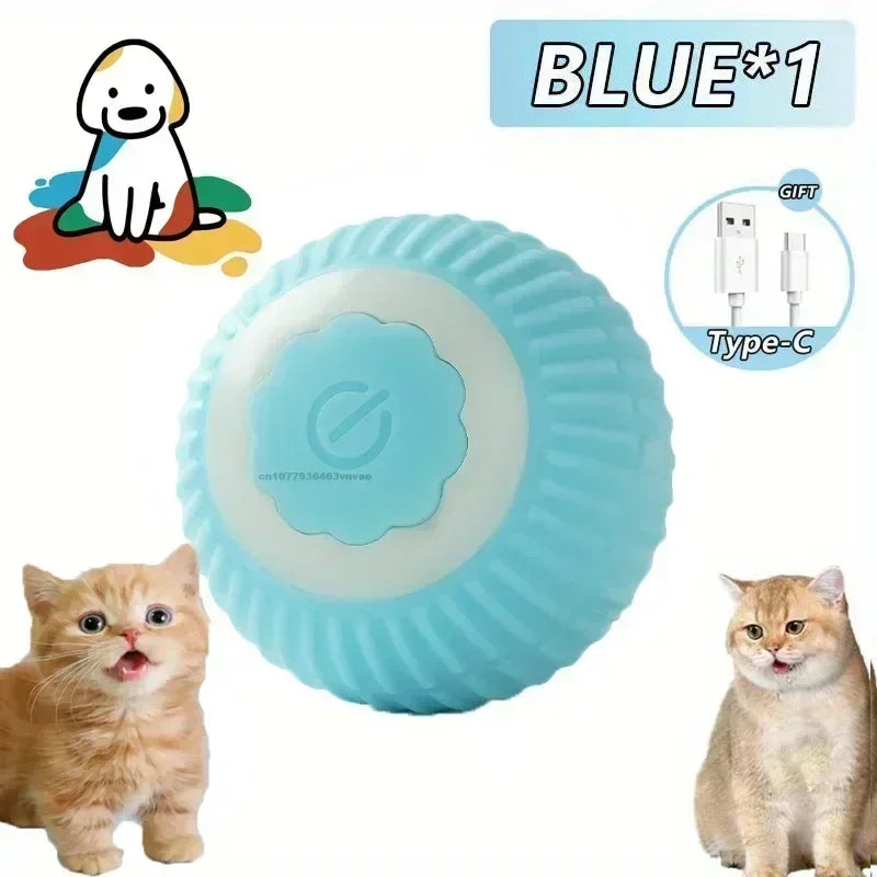 PlayPaws™ – Automatic Interactive Cat Ball with Faux Tail