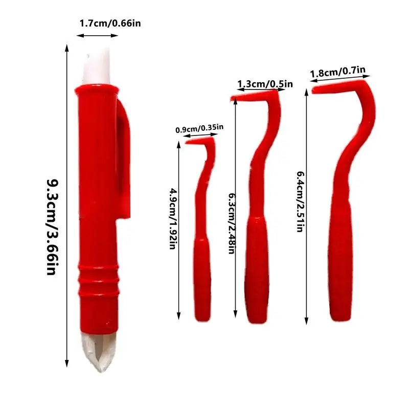 TickEase™ 4-Piece Tick Remover Kit — Safe & Easy Tick Removal Tool for Dogs, Cats