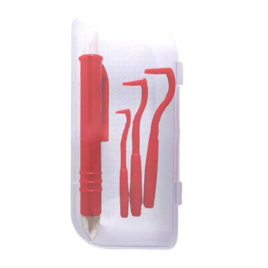 TickEase™ 4-Piece Tick Remover Kit — Safe & Easy Tick Removal Tool for Dogs, Cats