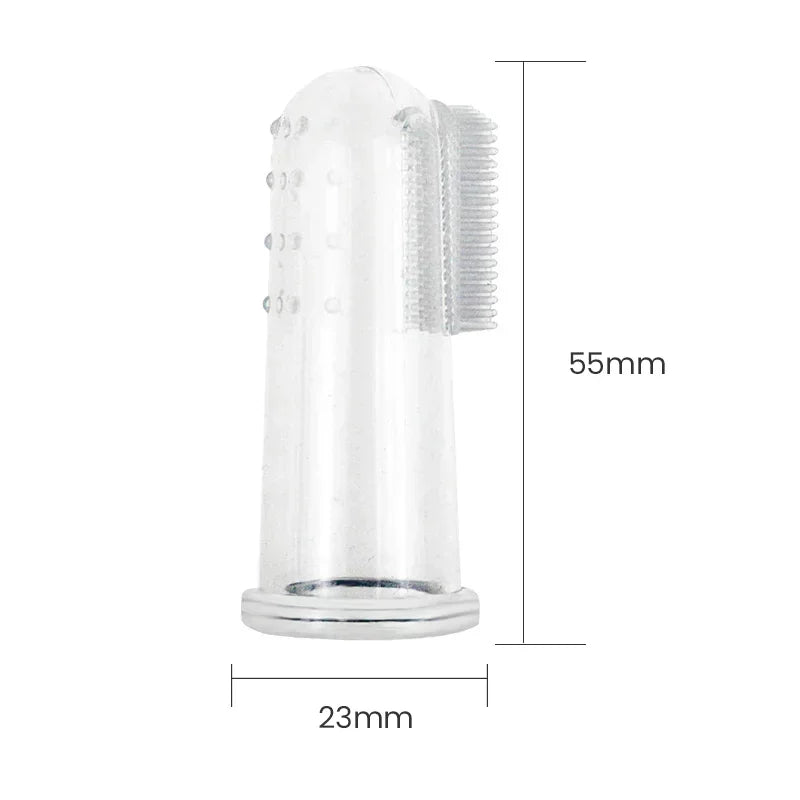 PawPolish™ Super Soft Finger Toothbrush — Gentle Silicone Teeth Cleaner for Dogs & Cats