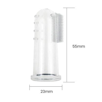 PawPolish™ Super Soft Finger Toothbrush — Gentle Silicone Teeth Cleaner for Dogs & Cats