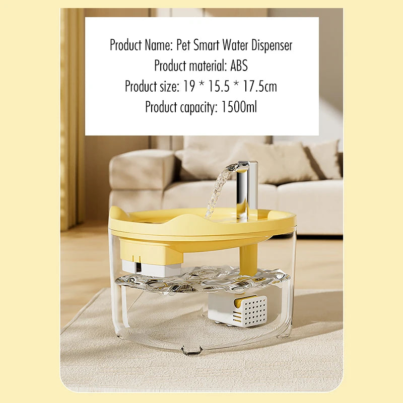 Feeding And Water Drinker Dogs Electric Pet Accessories Fountain Fountain Animal Food Dispenser Appliances & Watering Supplies