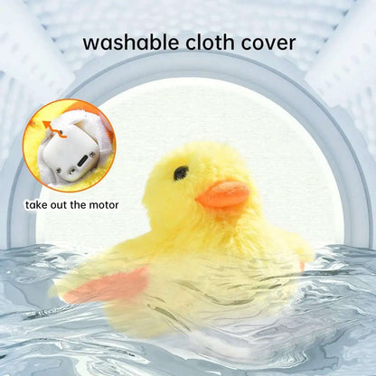 FlapFun™ – Rechargeable Touch-Activated Flapping Duck Toy for Cats