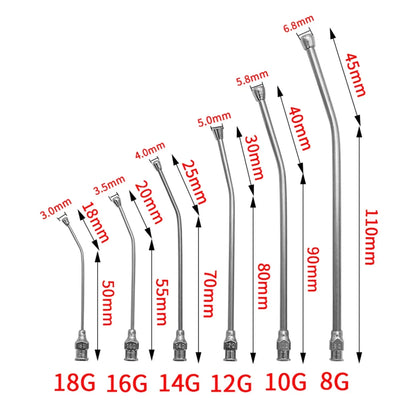 Birds Feeding Bend Pipe Parrot Feeding Syringe Parrots Feeders Syringe Bird Feeder Milk Syringe Needle Pet Liquid Food Feeding