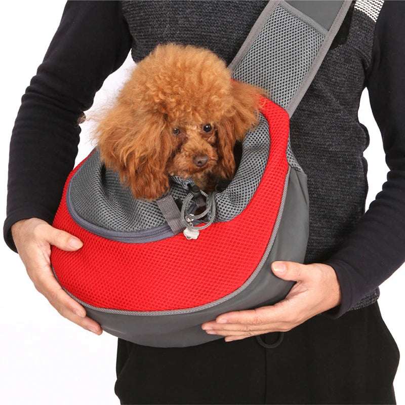 Comfortable Dog Bag Pet Crossbody Shoulder Bag Outdoor Travel Sling Carry Pack Foldable Dog Accessories Pets Bag Backpacks