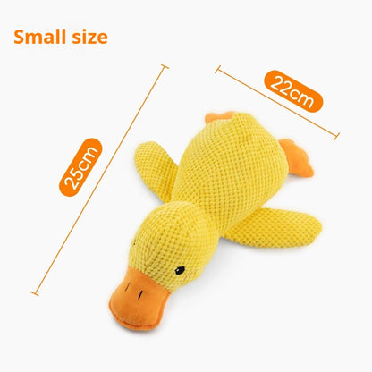 SleepyDuck™ - Plush Dog Toy for Teeth Grinding & Sound Relief