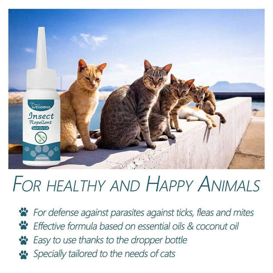 PestAway™ Anti-Flea & Mite Relief Drops — Fast-Acting Formula for Cats & Dogs