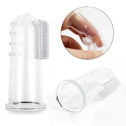 PawPolish™ Super Soft Finger Toothbrush — Gentle Silicone Teeth Cleaner for Dogs & Cats