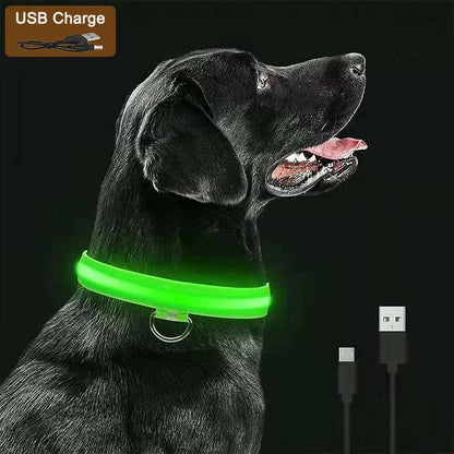 GlowGuard™ 3-Mode USB Rechargeable Luminous Dog & Cat Collar