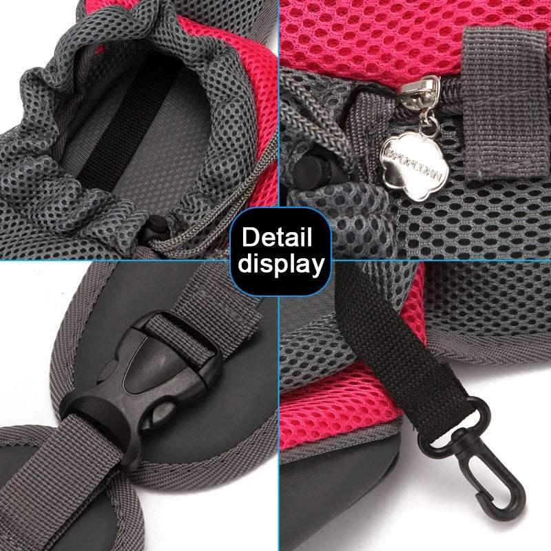 Comfortable Dog Bag Pet Crossbody Shoulder Bag Outdoor Travel Sling Carry Pack Foldable Dog Accessories Pets Bag Backpacks