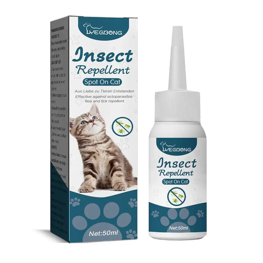 PestAway™ Anti-Flea & Mite Relief Drops — Fast-Acting Formula for Cats & Dogs