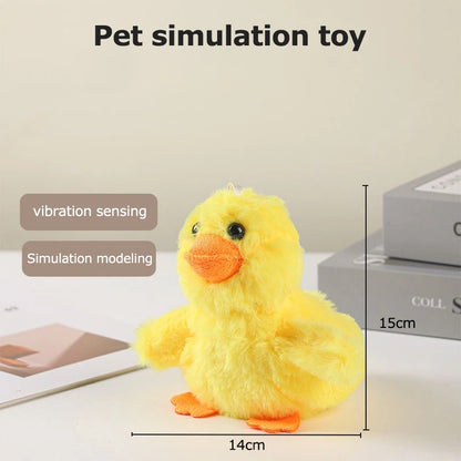 FlapFun™ – Rechargeable Touch-Activated Flapping Duck Toy for Cats